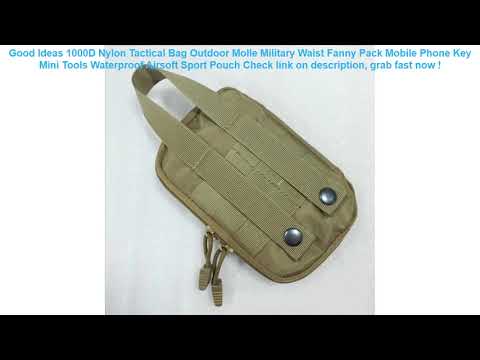 1000D Nylon Tactical Bag Outdoor Molle Military Waist Fanny Pack Mobil