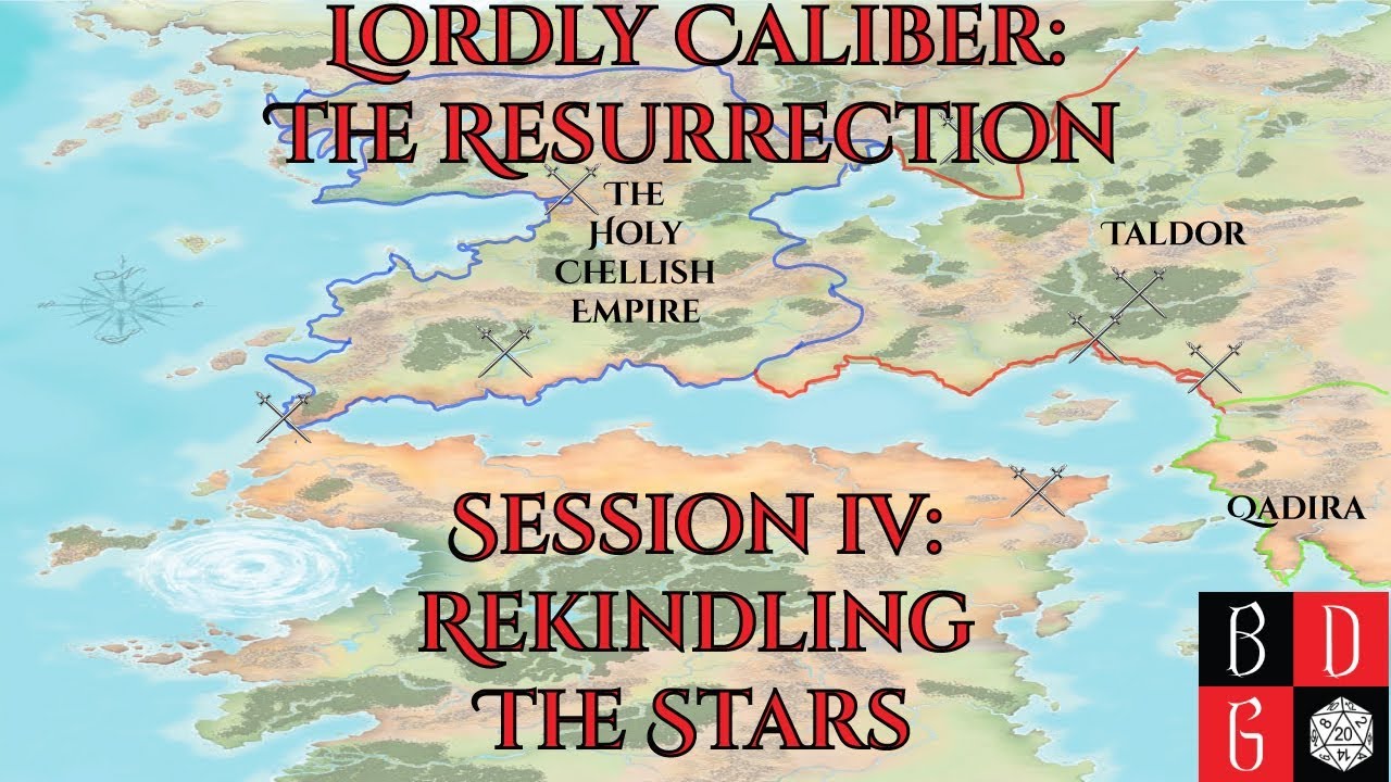 \Pathfinder Second Edition/ Lordly Caliber: The Resurrection Session 4 - Rekindling The Stars gaming logo