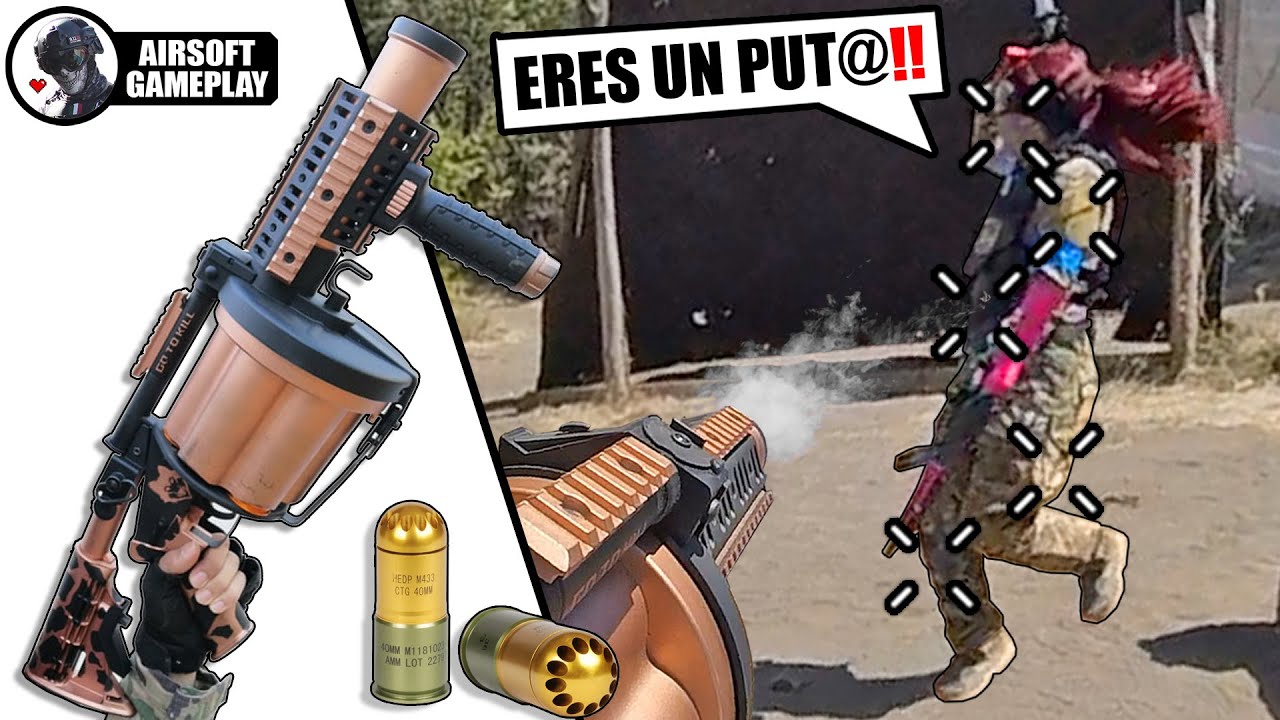 🔞 REVIENTO a mi NOVIA con un LANZAGRANADAS❗️ 😱 ▬ Se ENOJA 🤬 ▬ Airsoft Gameplay 💥