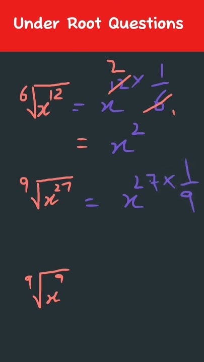 how-to-simplify-under-root-questions-maths-youtubeshorts-youtube