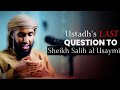 What Was Ustadh S Last Question To Sheikh Salih Al Usaymi Ustadh Abdur Rahman Hassan What Was Ustadh S Last Question To Sheikh Salih Al Usaymi Ustadh Abdur Rahman Hassan