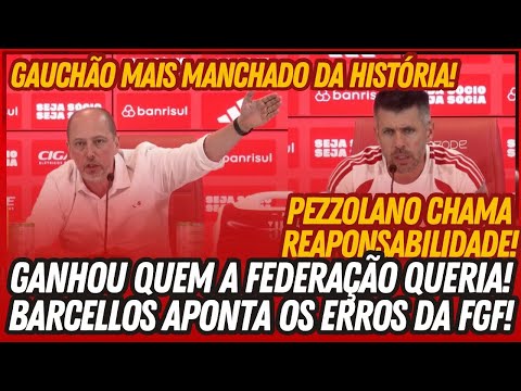 ⚠️ GAUCHÃO MAIS MANCHADO DA HISTÓRIA! • PRESIDENTE FAZ FORTE CRÍTICA À FEDERAÇÃO! • PEZZOLANO ASSUME