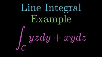 LINE INTEGRAL of SCALAR FIELD (Example 3) -- Vector Calculus, Calculus 3