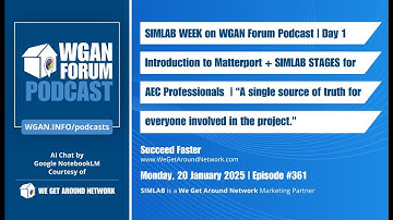 SIMLAB WEEK Day 1 - Intro to Matterport & SIMLAB STAGES for Construction Progress Documentation