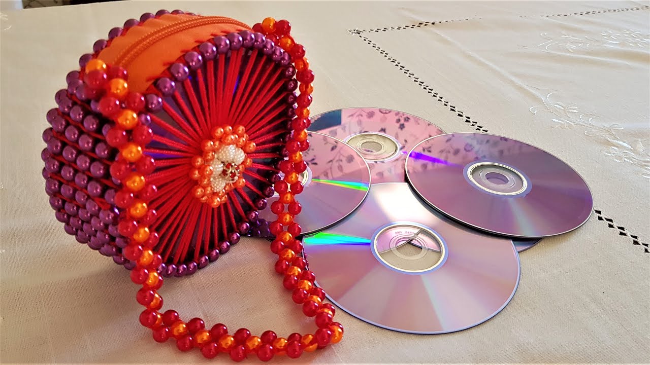 COMO FAZER MINI BOLSA COM DVDS♻️
