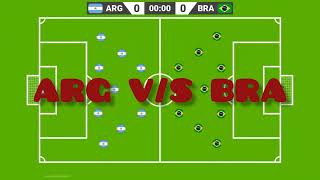 Arg Vs Bra Match - In Algodoo