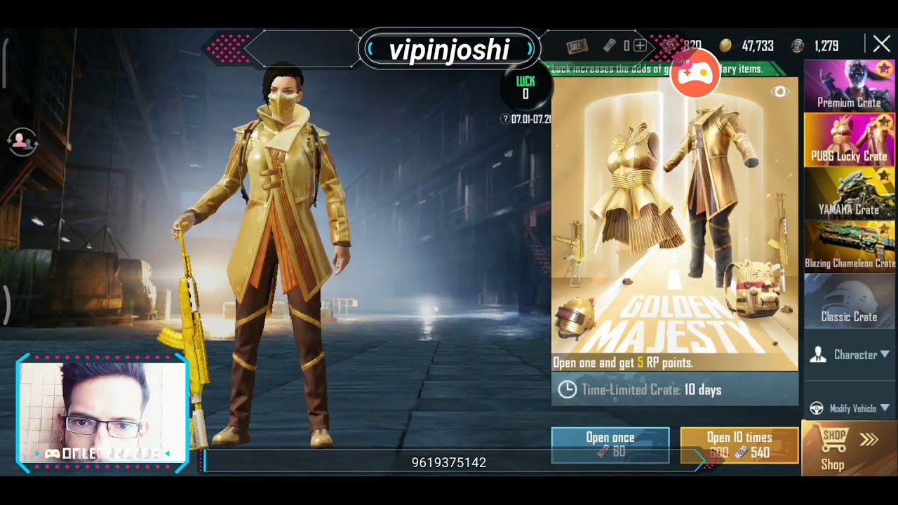 Watch me stream PUBG MOBILE on vipinjoshi