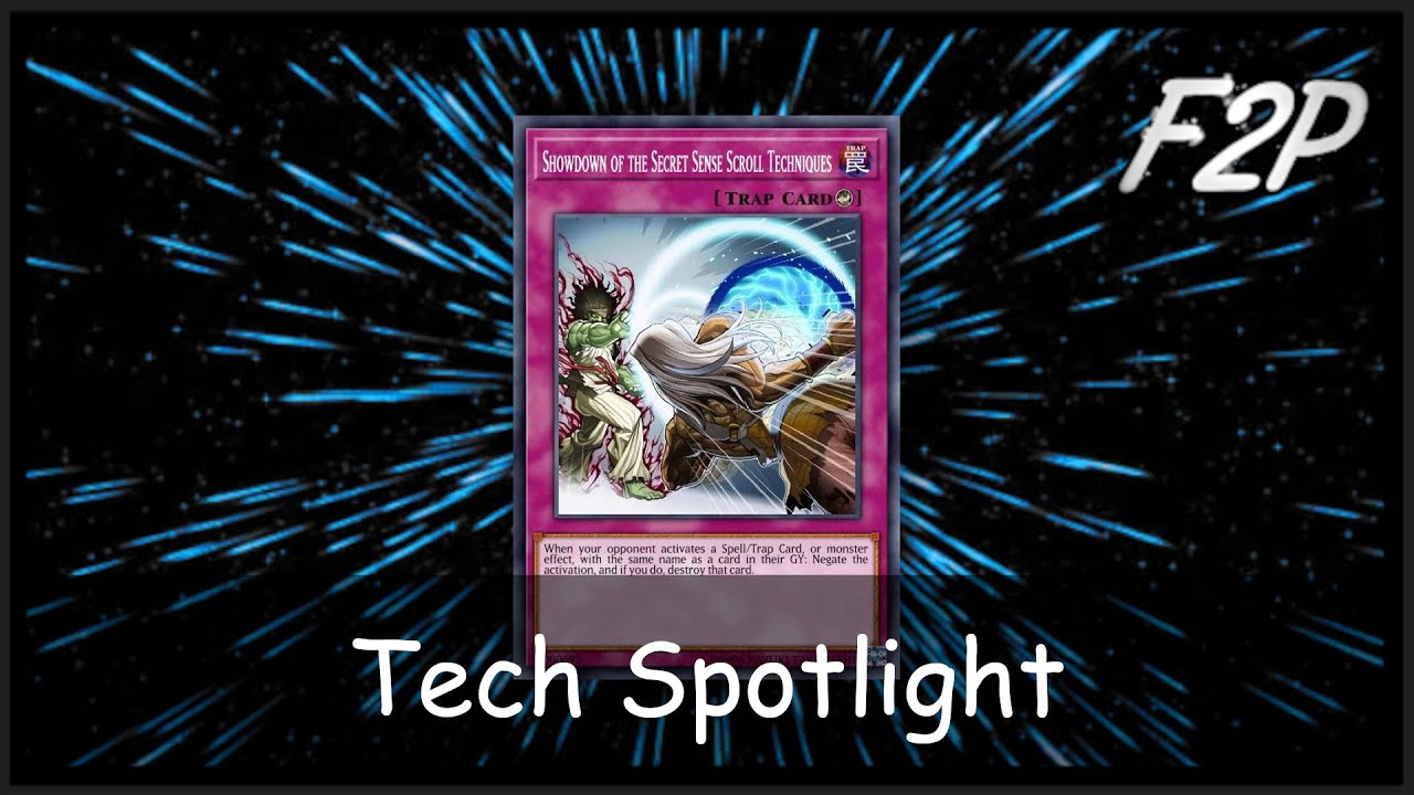 F2P ANTI META Counter Trap - Showdown of the Secret Sense Scroll Techniques [Yu-Gi-Oh! Duel Links]
