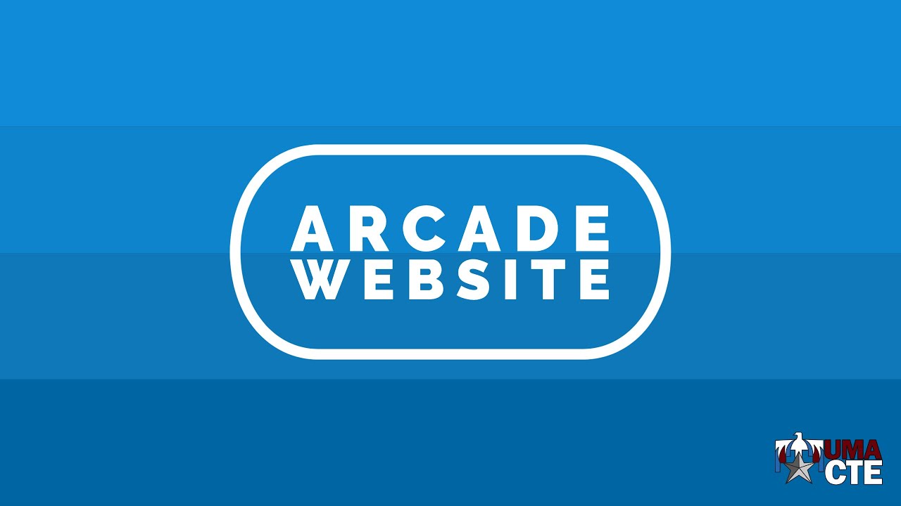 HTML - Arcade Website - YouTube