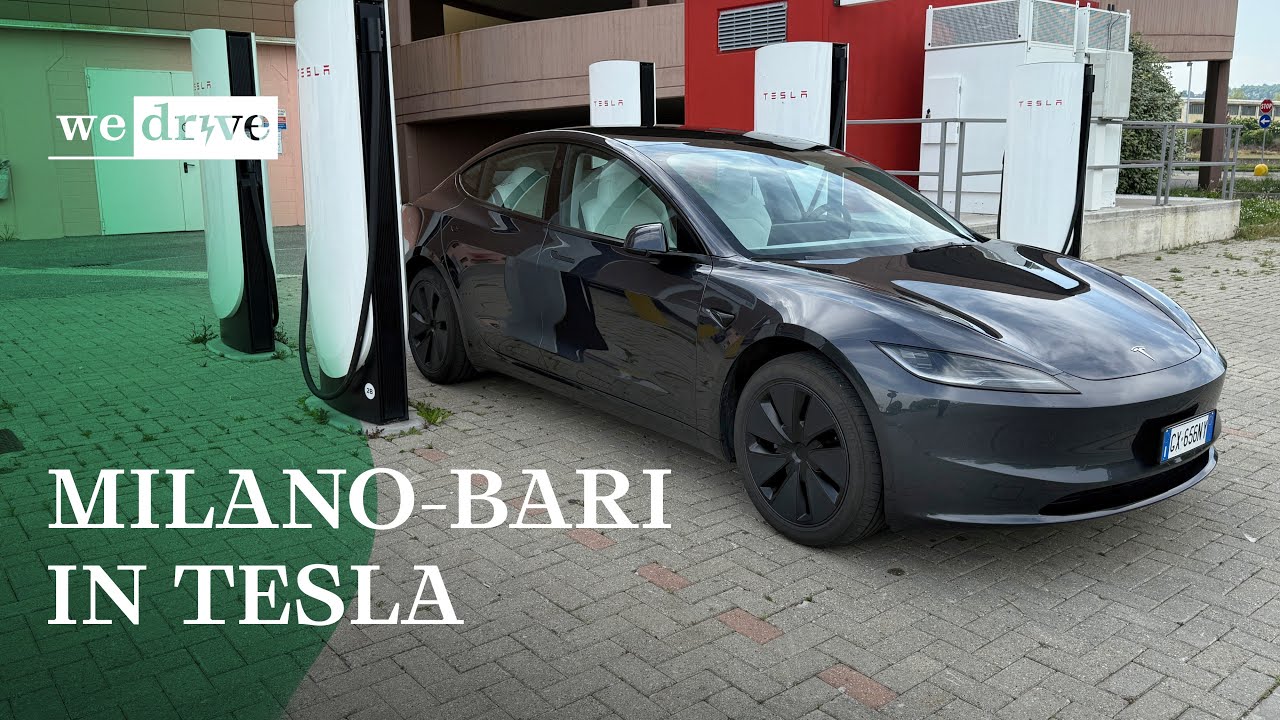 Da Milano a Bari con la nuova Tesla Model 3 | 900 km in Autostrada