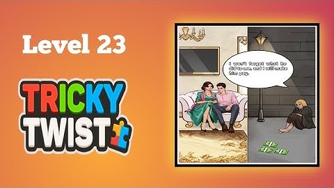 Tricky Twist Level 23 Fast Solution | Brain Puzzle Walkthrough Gameplay