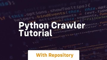 python crawler tutorial