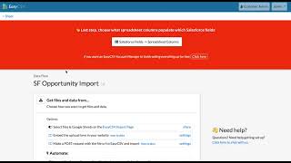 Salesforce Automated CSV and XLSX Import