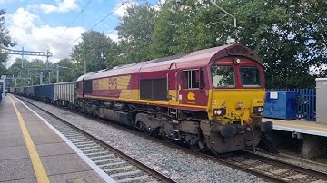 EWS/ DB Schenker 66151 passing through Reading West