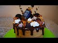 Мужской торт на день рождения ТОРТ для МУЖЧИНЫ своими руками УКРАШЕНИЕ ТОРТОВ