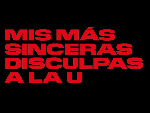 MIS DISCULPAS A LOS HINCHAS DE LA U