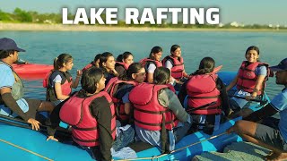 Rafting At Kunduvada Lake Davanagere Yuvajanothsava 2025