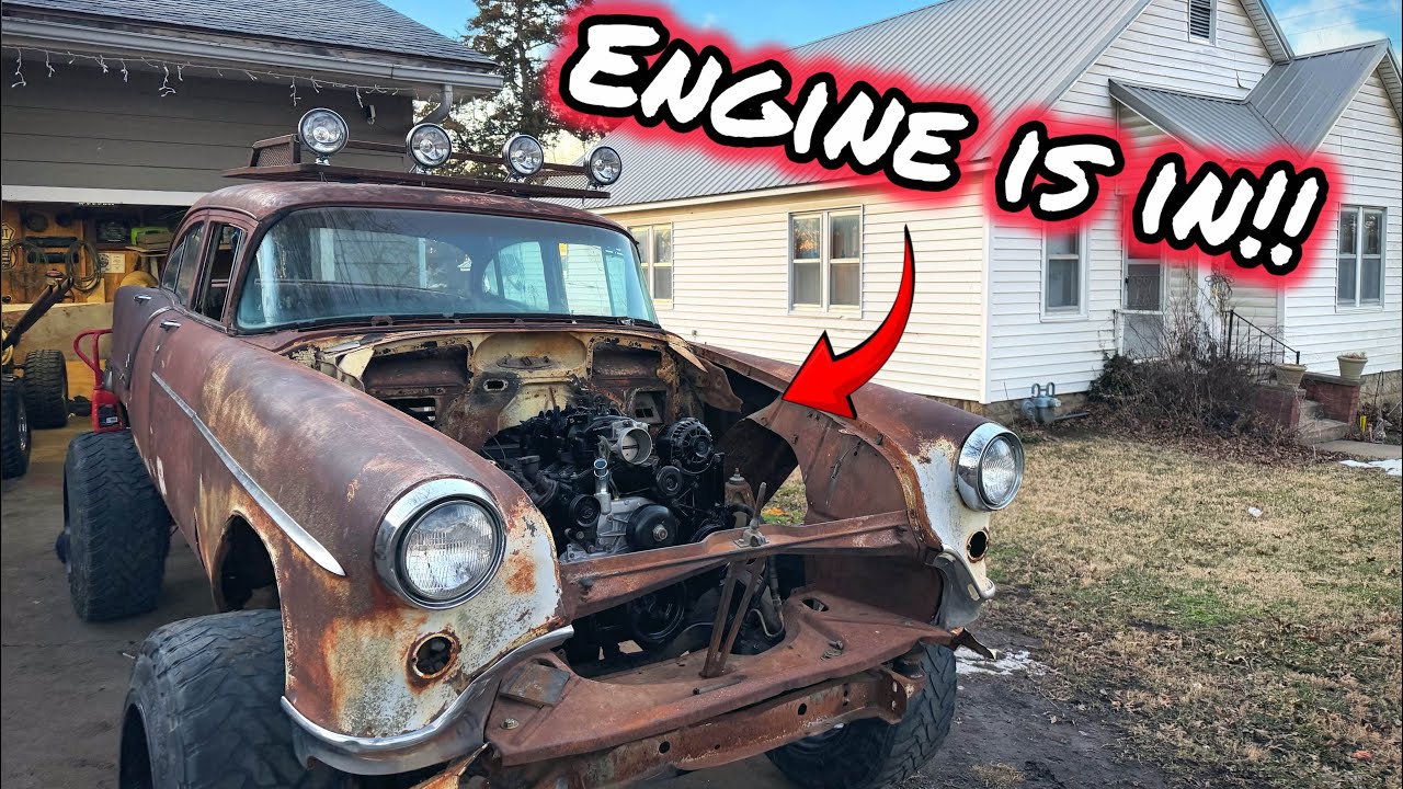 Двигатель установлен окончательно!! Высококлассный конкурс по сборке тюнингованных машин, часть 11