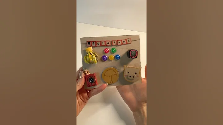 🔴 Squid Game Mini Fidget Board! Satisfying ASMR 🟢 #asmr #fidget