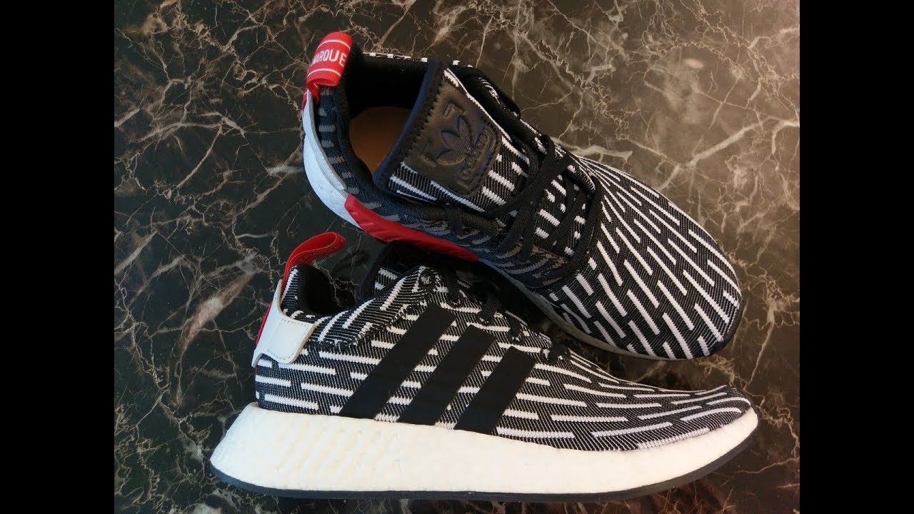 Adidas NMD_R2 Primeknit Shoes BB2951 Unboxing / On Feet - YouTube