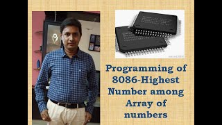Programming of 8086 -Highest Number from the Array of 8-bit numbers