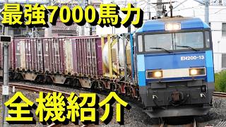 The EH200 is the most powerful locomotive in Japan