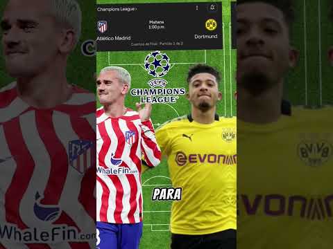 PARTIDOS para el día MIÉRCOLES 10/04/24 #Championsleague #parati #futbol #viral