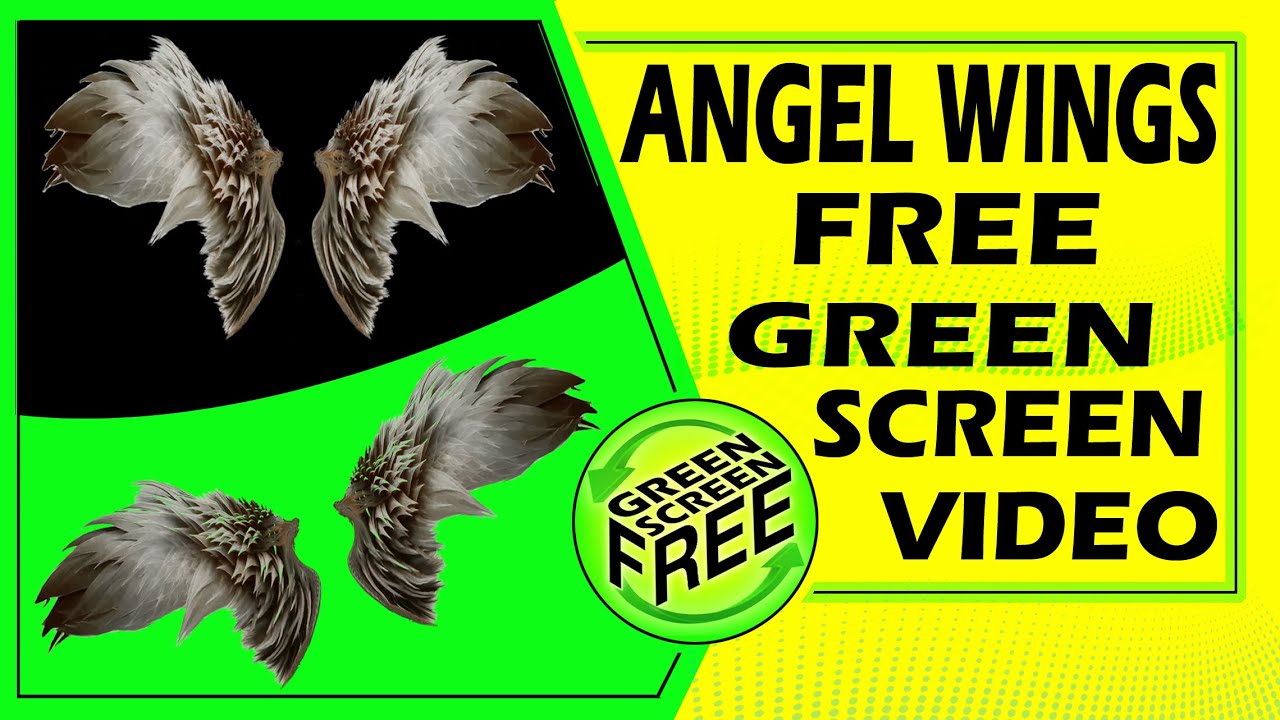 neon green screen | neon animation green screen | black screen angel wings | green screen angel wing