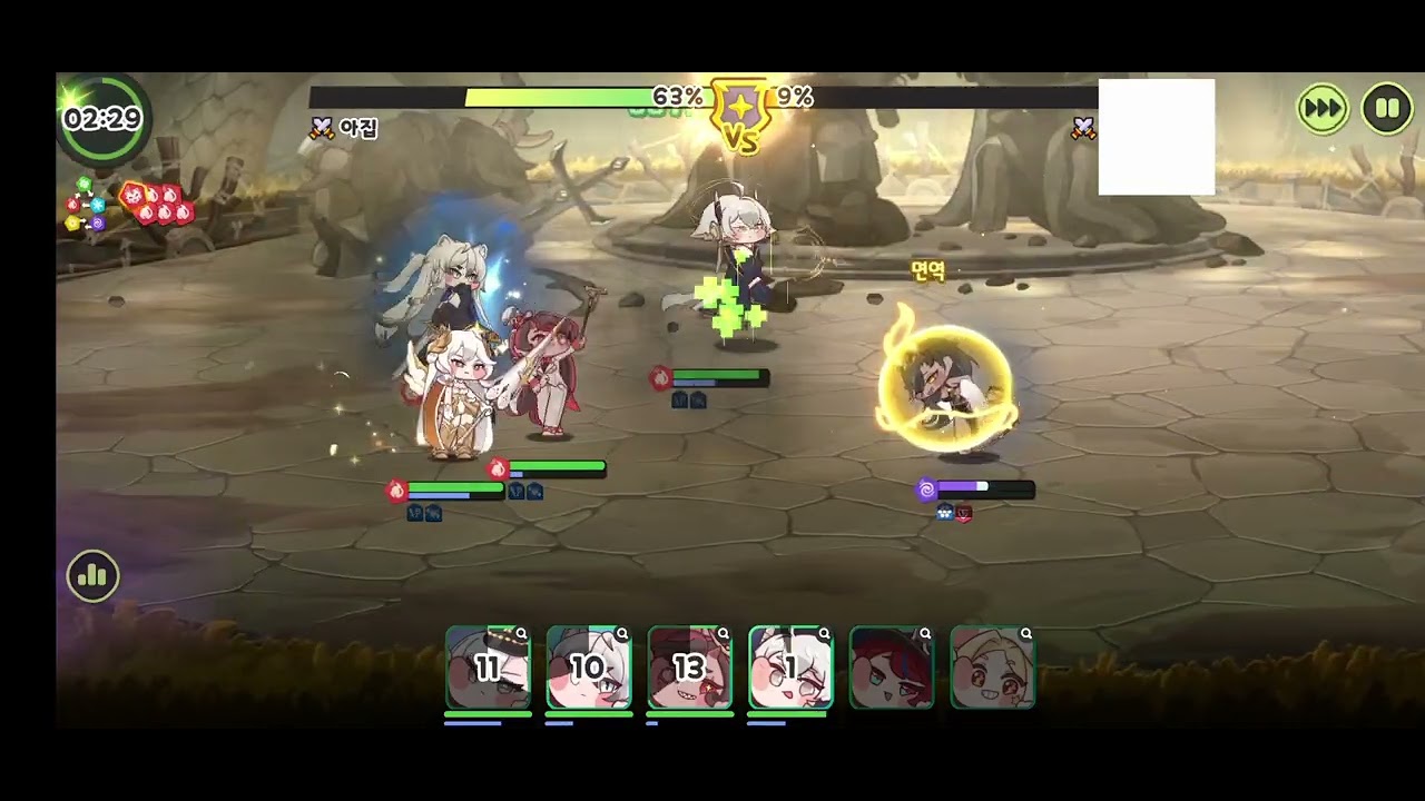 1605만 6광 vs 2040만 4활2우