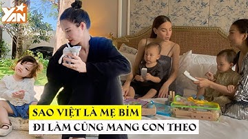 Dàn nhóc tỳ Vbiz theo mẹ đi làm: Leon - Lisa "quậy" muốn banh trường quay