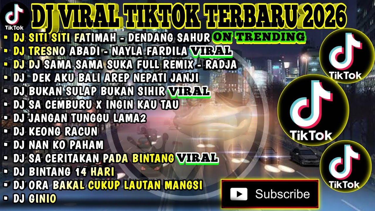 DJ VIRAL TIKTOK TERBARU 2026 | SITI SITI FATIMAH | TRESNO ABADI - NAYLA FARDILA | SAMA SAMA SUKA 