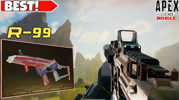 R-99 WEAPON DOMINATES IN APEX LEGENDS MOBILE ! MUST USE WEAPON