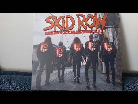 Skid Row The Gang's All Here CD unboxing