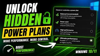 Windows Using Only Balanced? Unlock All Power Plans Now!
