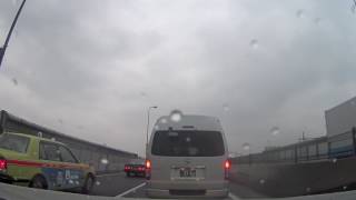 【首都高】待ち合わせなき雨の日の渋滞：首都高４号線「永福IC」-「高井戸IC」 Eifuku - Takaido