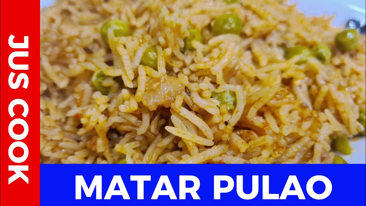 Matar Pulao Mater Pilau Rice & Peas recipe YouTube