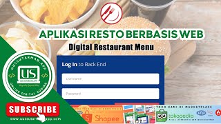 panduan install Aplikasi RESTO berbasis web