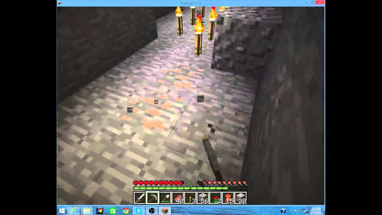 Minecraft survival ep 3 IRON FOR DA WIN - YouTube