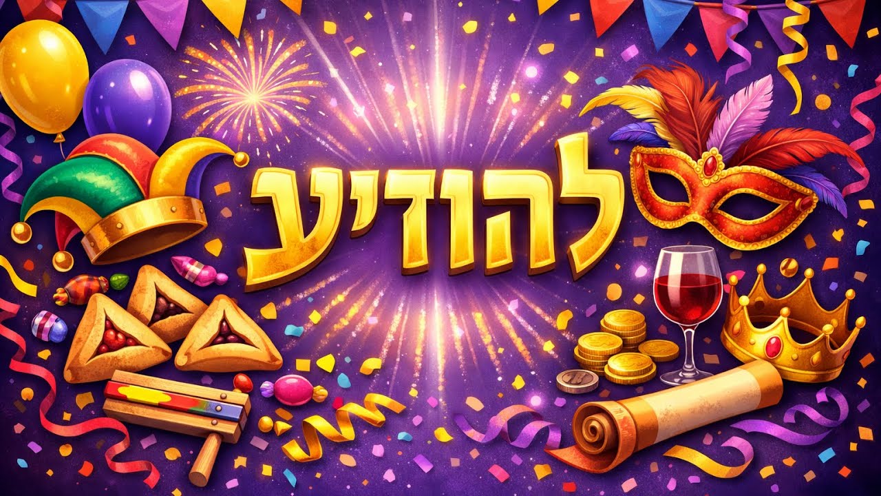 וואי וואי ( להודיע ) 🥳🥳🥳 #פורים - YouTube