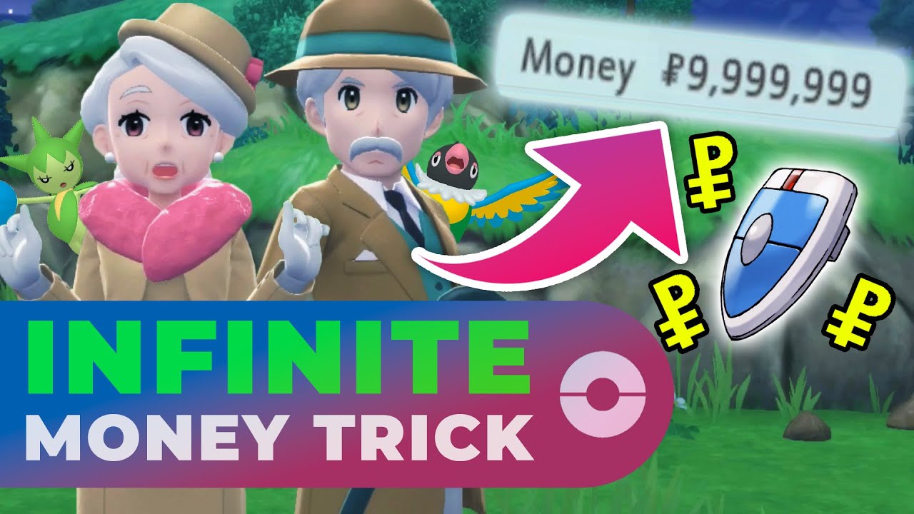 Pokemon Brilliant Diamond and Shining Pearl Money Cheat - Video