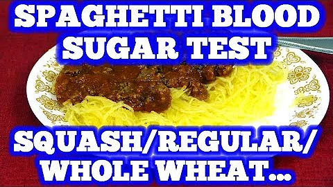 Blood Sugar Test: Spaghetti Wars: Which is best fo...