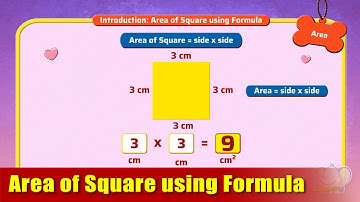 G3 - Module 27 - Introduction 3 - Area of Square using Formula | Appu Series | Grade 3 Math Learning