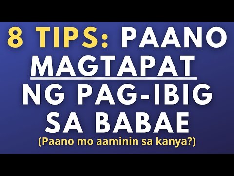 Video: Paano Magtapat Sa Unang Pagkakataon