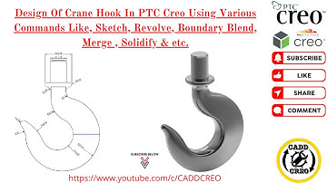 Crane Hook Surface Design | Crane Hook 3D Design | Crane Hook Surface Modeling | Crane Hook