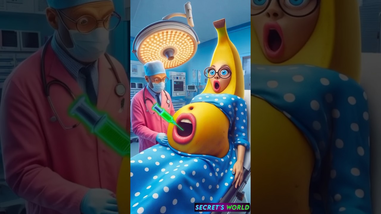 ❤️Evolution of Baby: Pregnant Banana on hospital with Dr.🥰SECRET'SWORLD ✅