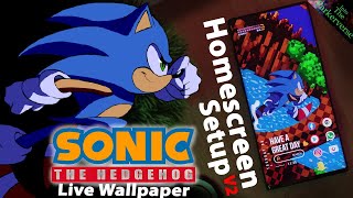 Sonic the Hedgehog - Live Wallpaper & Android setup - Customize your Homescreen -EP109 (Retro Theme) screenshot 1