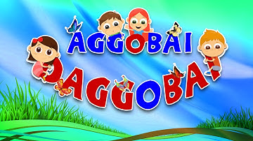 Aggobai Dhaggobai Video - Marathi Balgeet Video Song | Marathi Balgeet for Kids
