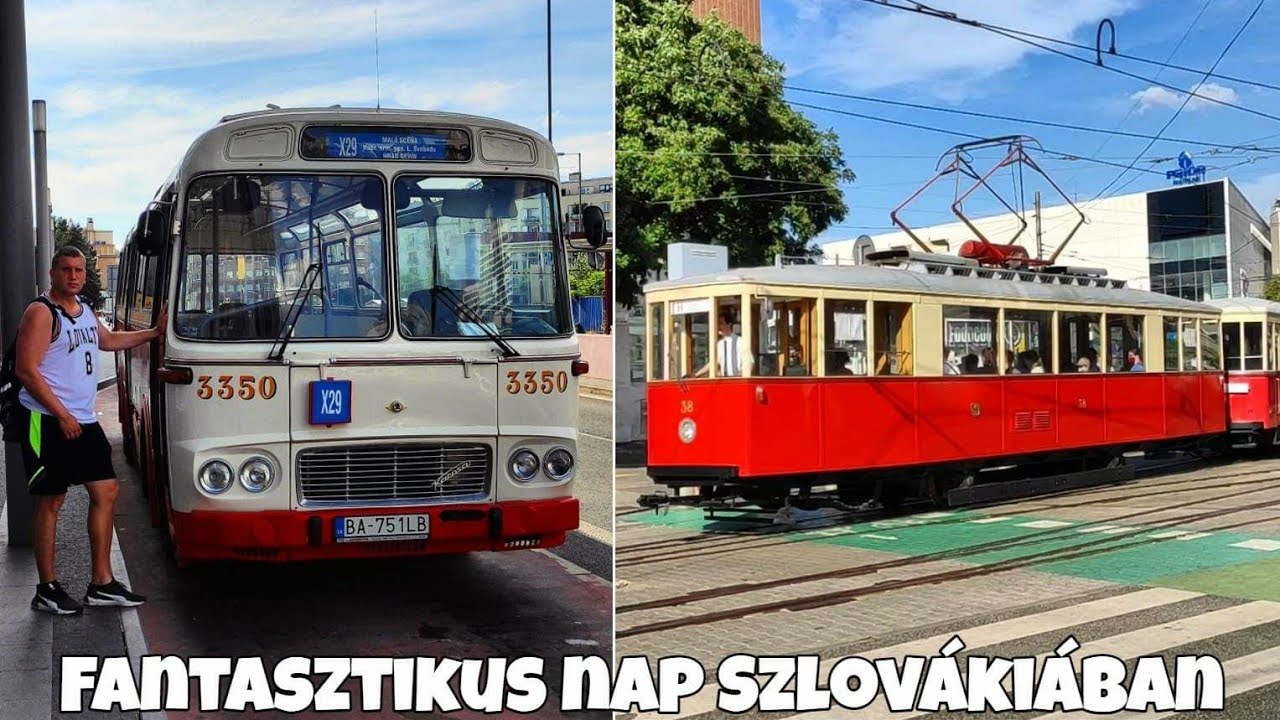 A VÁR ALATTI VILLAMOSALAGÚT! Nosztalgia troli, busz, villamos Pozsonyban!