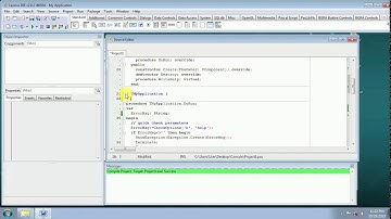 How to write procedure and call it in Lazarus IDE