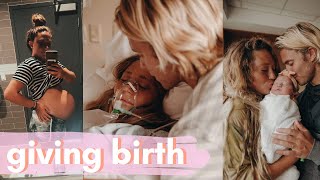 *Raw & Real* behind the scenes of Ozzy's birth | Birth Story part 2